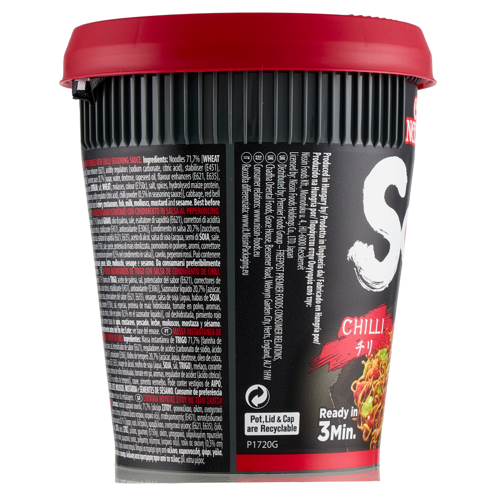 Nissin Cup Noodles Soba Wok Style Chilli 92 g