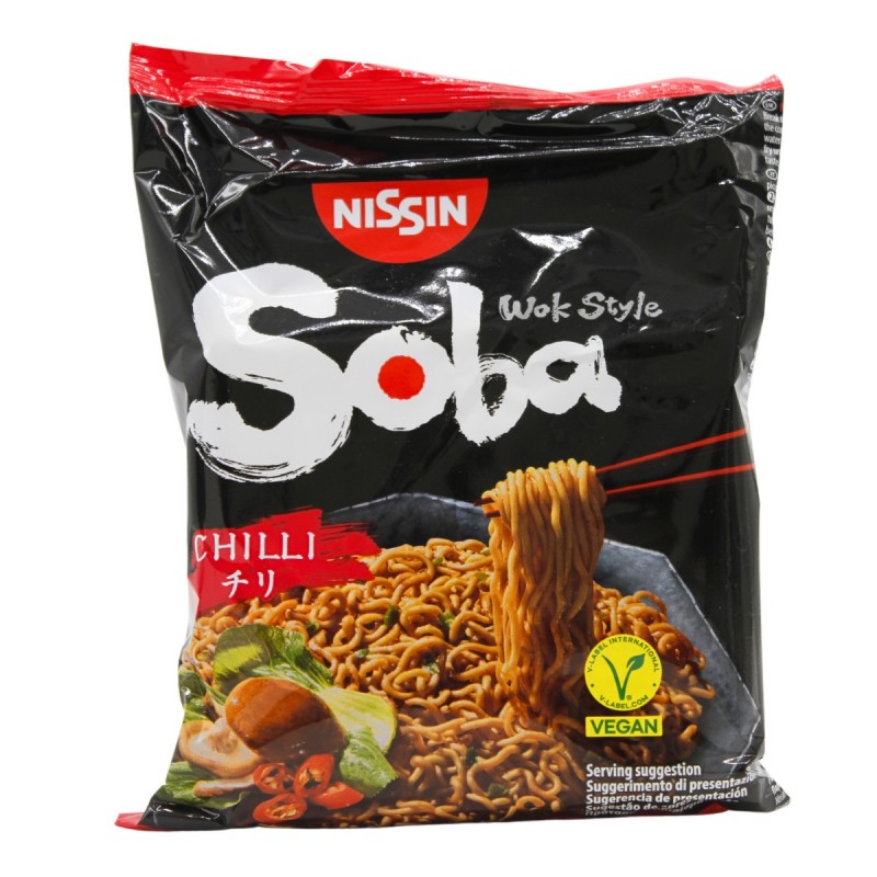 Nissin Soba Noodles Chili 110g