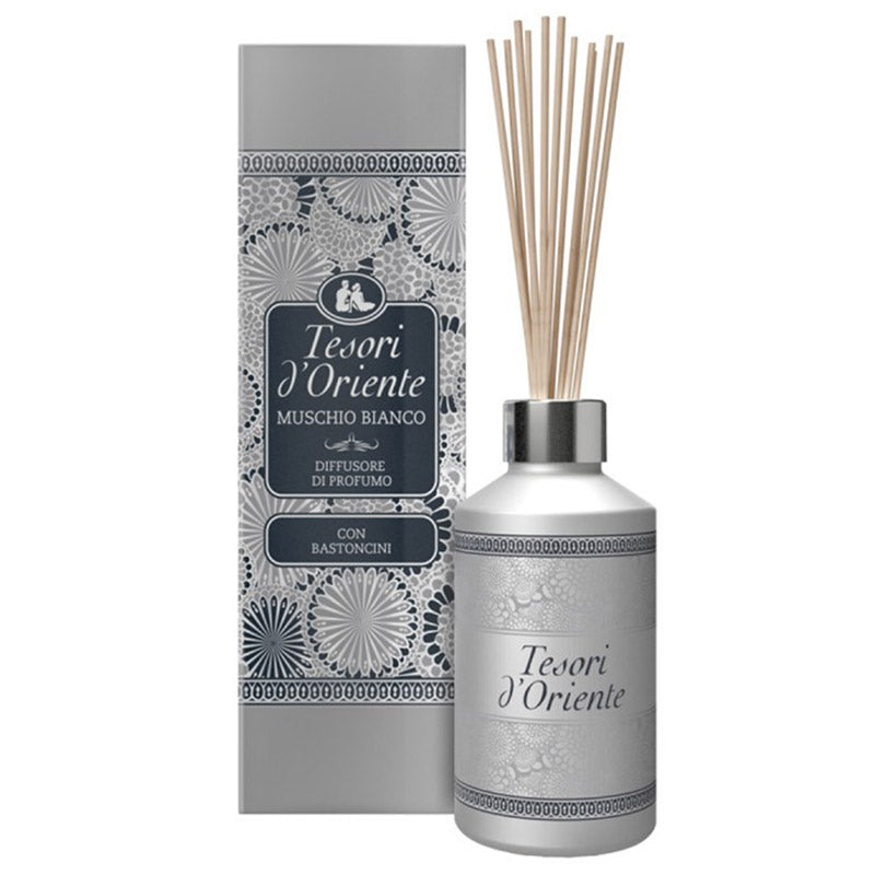 Tesori D'oriente Diffusore Di Profumo Ambiente Con Bastoncini Muschio Bianco 200ml