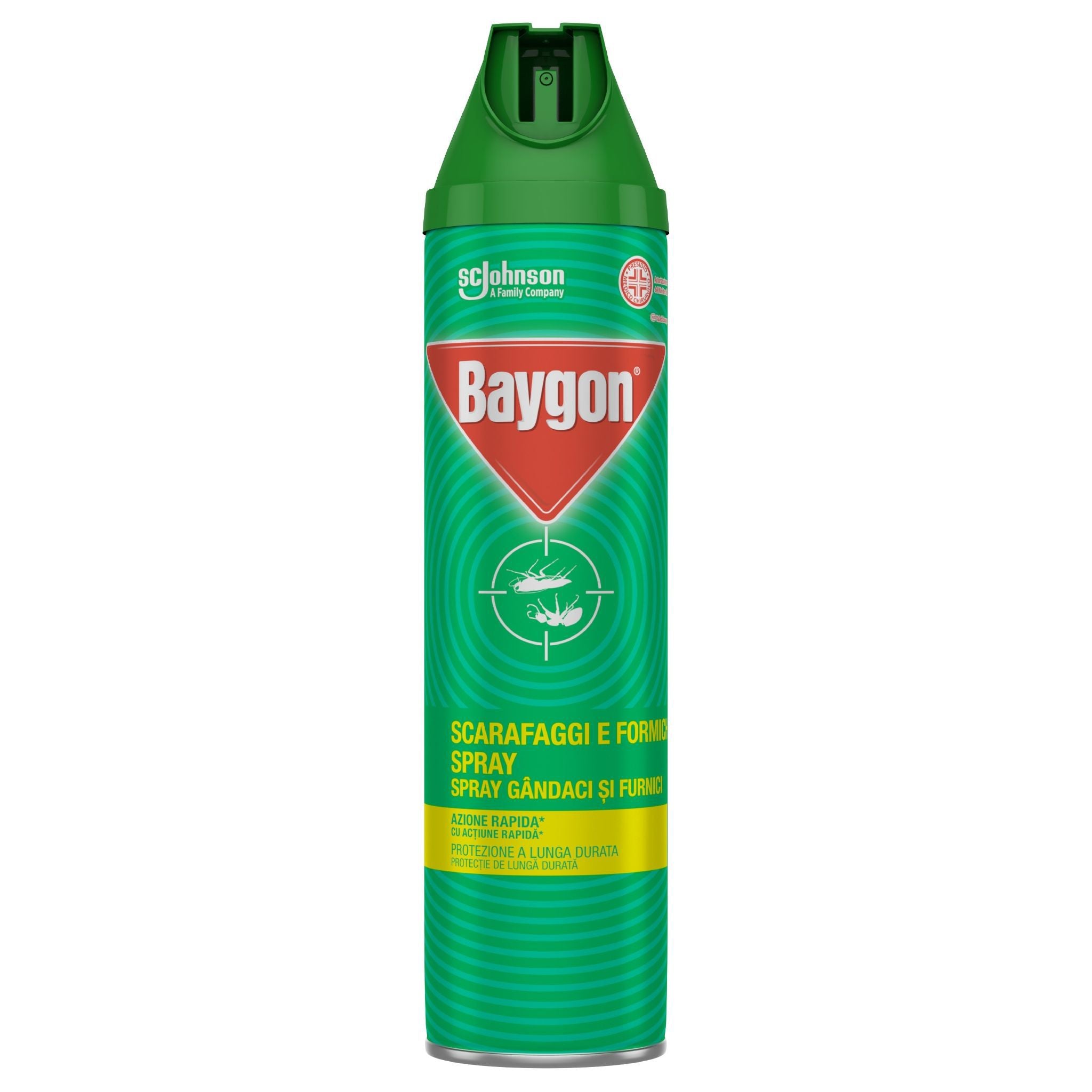 Baygon Verde Insetticida Spray Scarafaggi e Formiche 400 ml