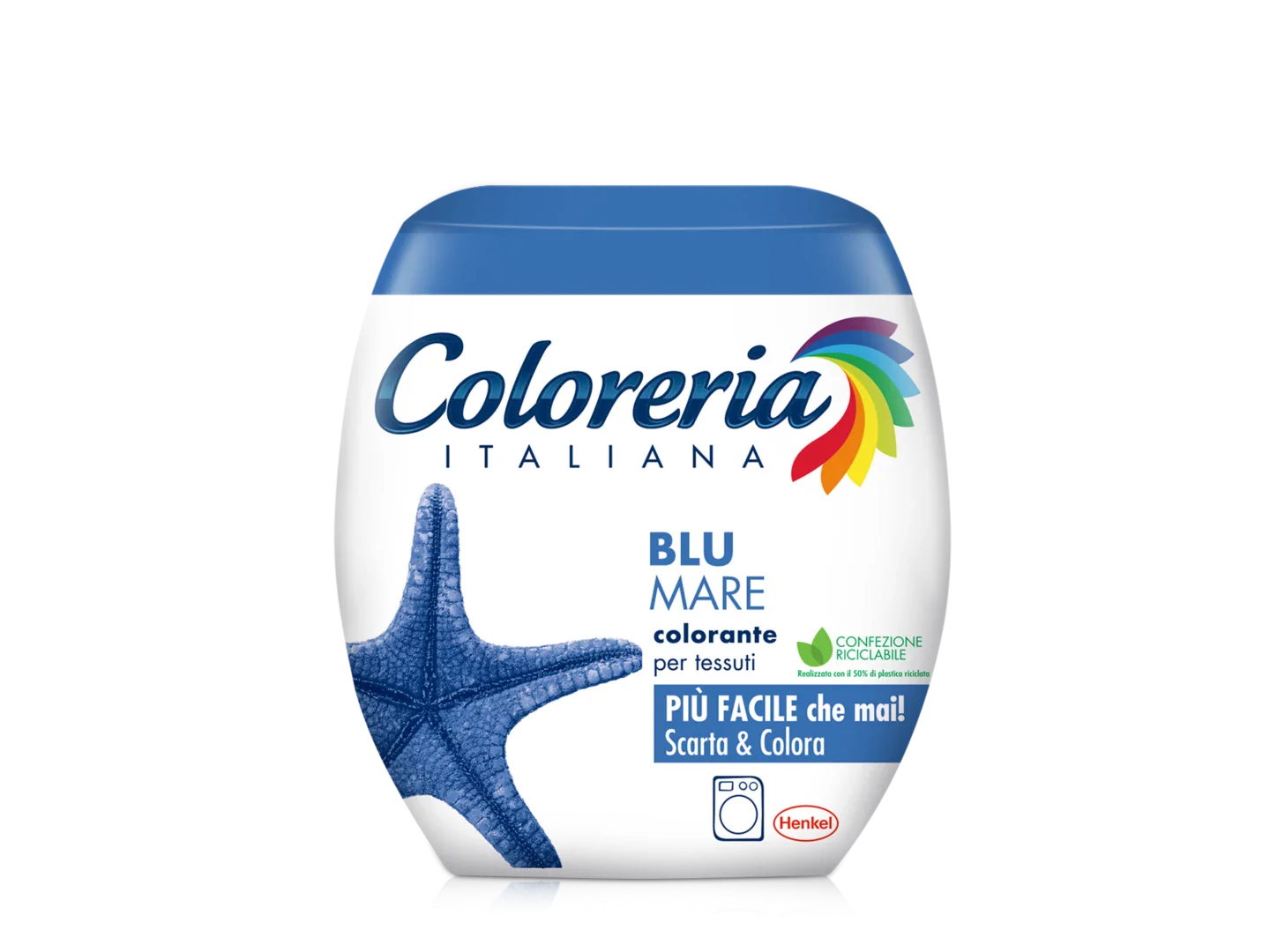 Coloreria Italiana Blu Mare Colorante per Tessuti 350g