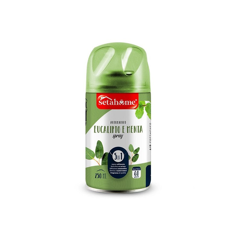 Setahome Deodorante Ambiente Spray Automatico Eucalipto e Menta - 250ml