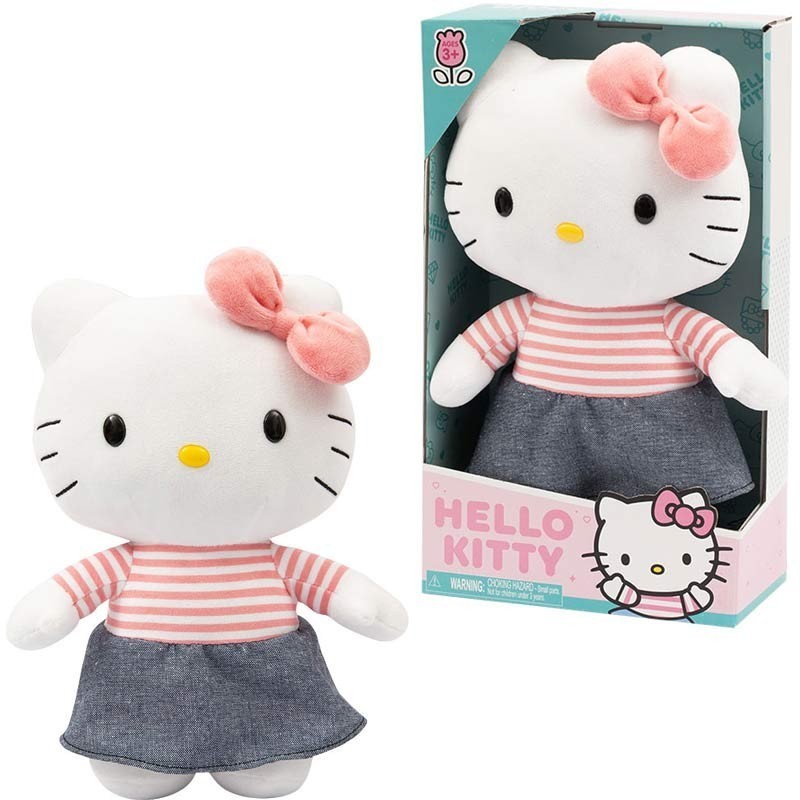 Hello Kitty Plush Cm30 Denim Skirt di Giochi-Preziosi