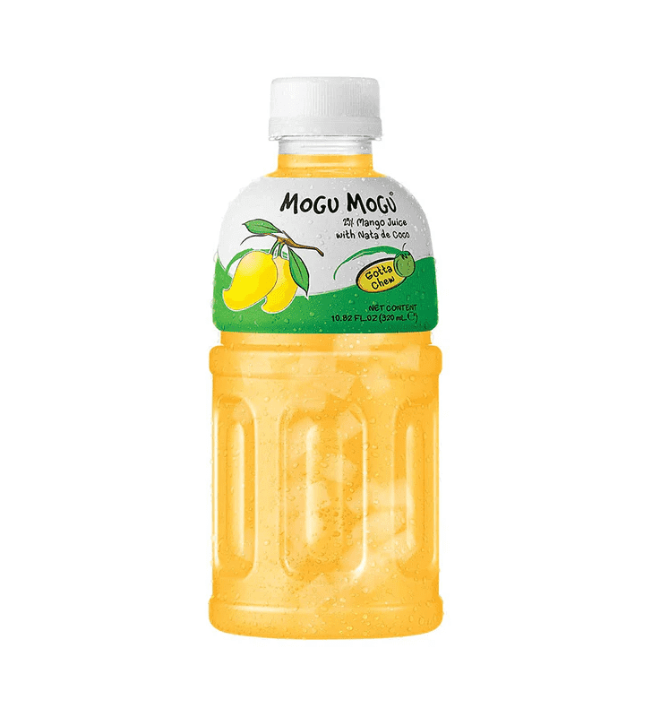 MOGU MOGU Bevanda al Gusto di Mango con Pezzi di Nata di Coco 320 ml