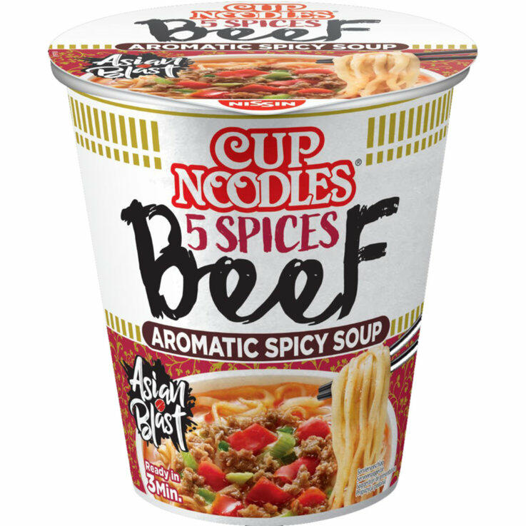 Nissin Cup Noodles al Manzo 64g