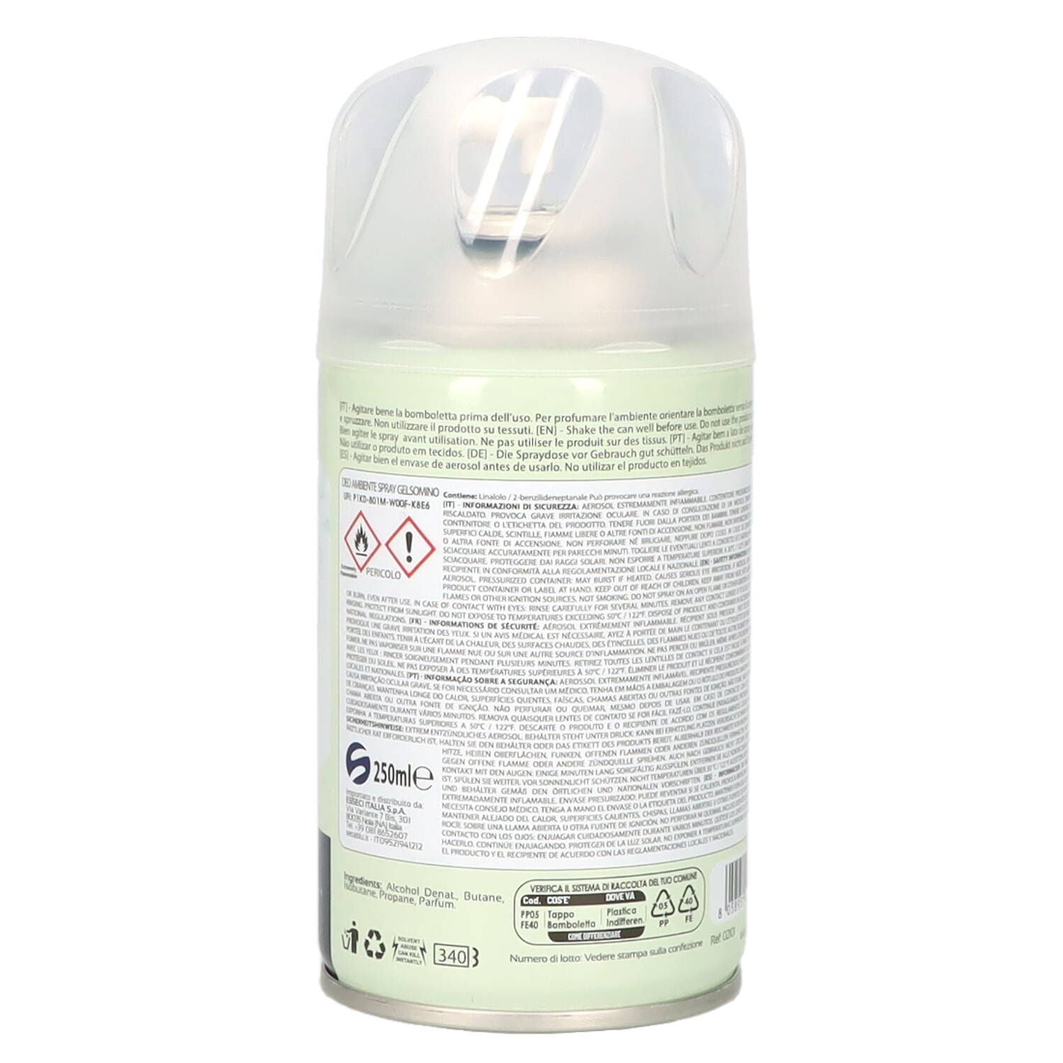 Setahome Deodorante Ambiente Spray Automatico Gelsomino 250ml