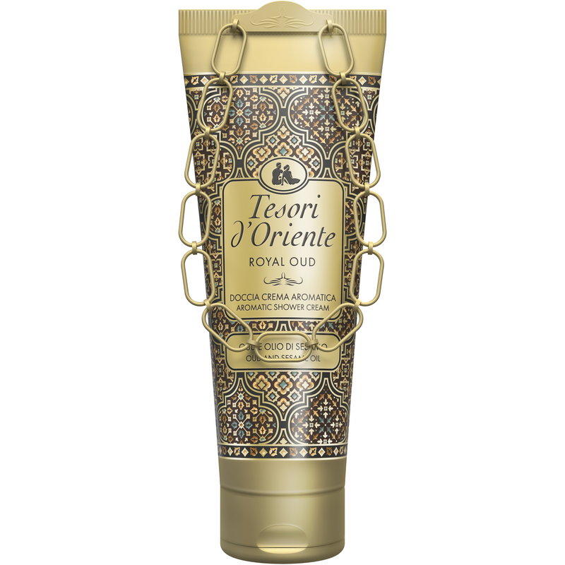 Tesori D'Oriente Doccia Crema Aromatica Royal Oud Dello Yemen E Olio Di Sesamo 250ml