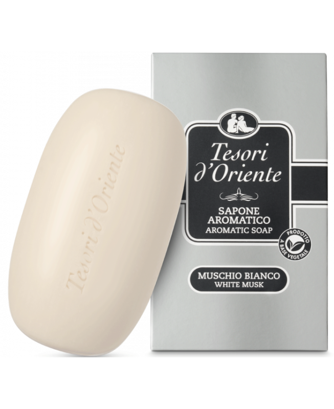 Tesori D'Oriente Sapone Aromatico Muschio Bianco 125 Gr