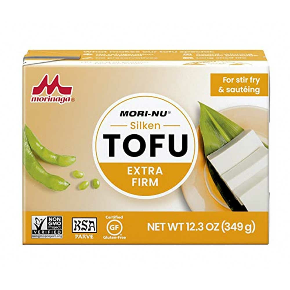 Mori-Nu Tofu Extra Firm 349g – Tofu Morbido e Compatto Senza Glutine