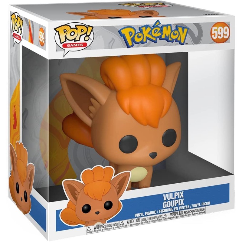 Pokemon Super Sized Jumbo Pop! Vinyl Figure Vulpix (Emea) 25 Cm